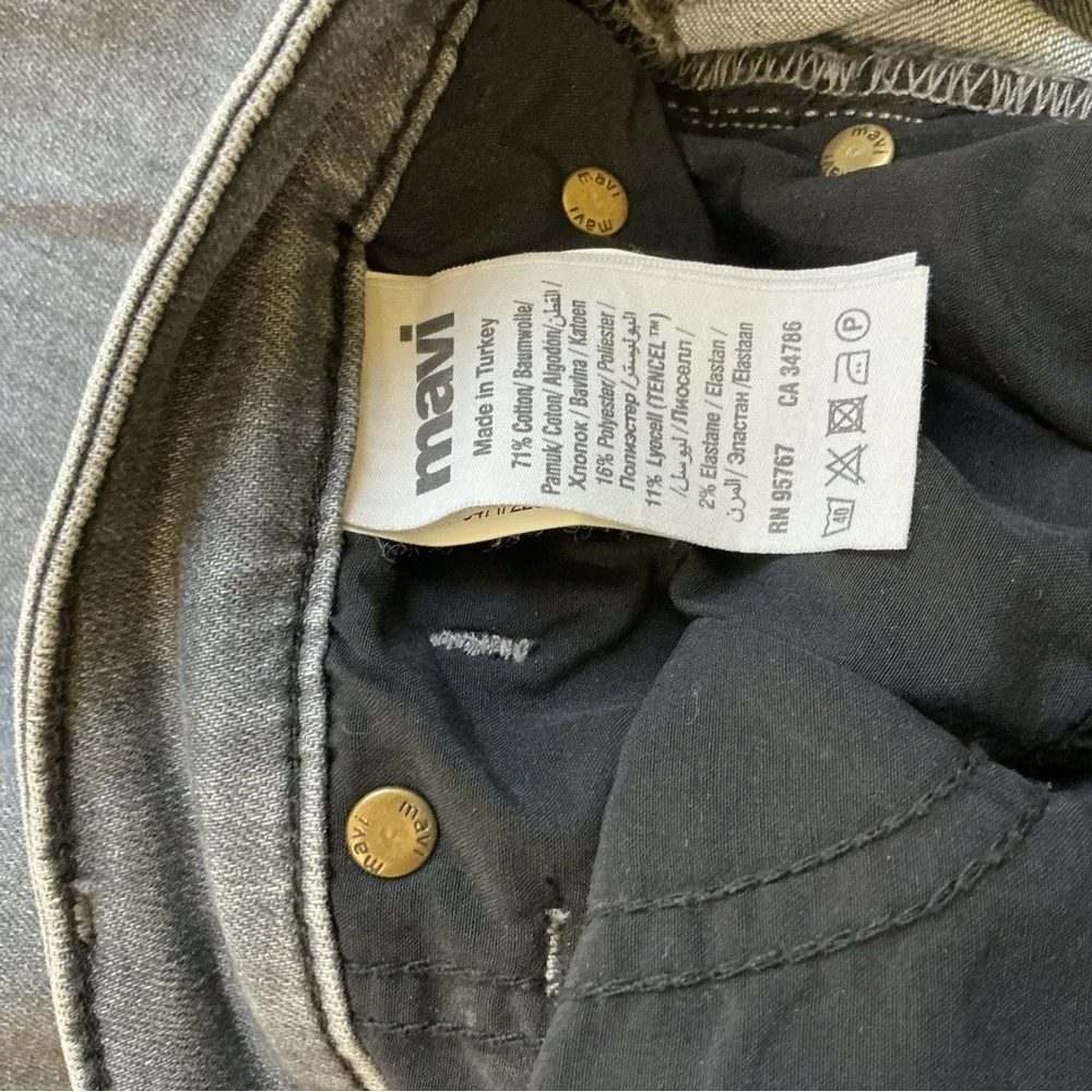Mavi Marcia High Rise Capri Jeans Size 32 Grey NWT